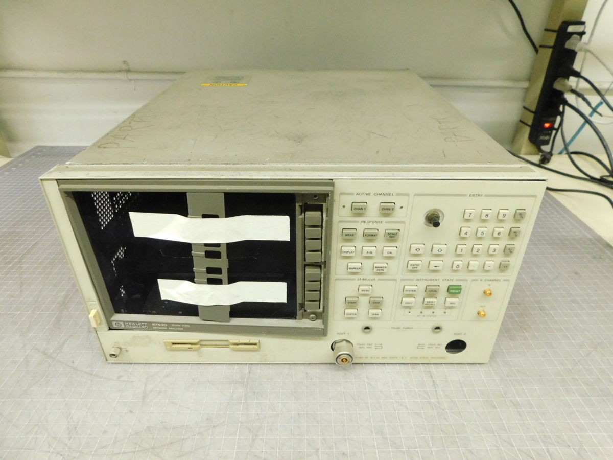HP 8753D NETWORK ANALYZER 300KHZ-3GHZ M6510