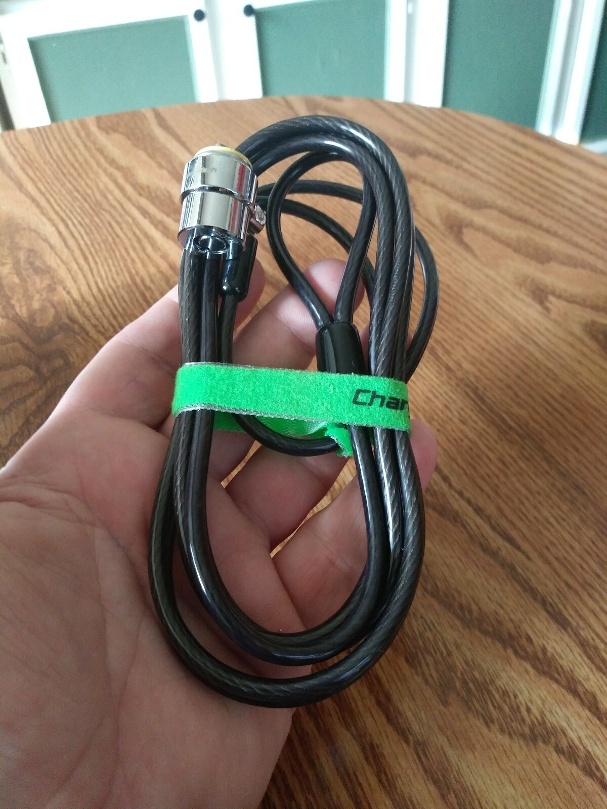 CHARGETECH ENTERPRISES LLC CT-200003 CHARGETECH ANTI-THEFT CABLE LOCK WITH KEYS