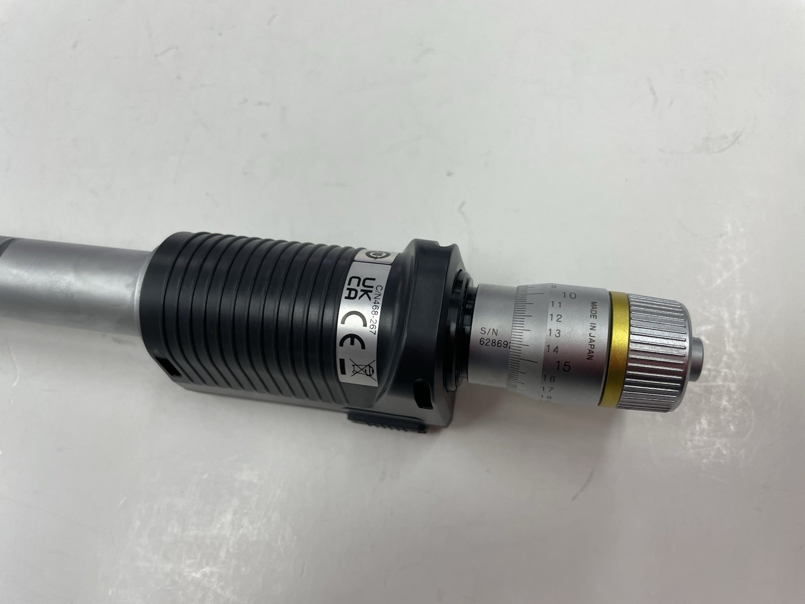 Mitutoyo 468-267 Digimatic Holtest Three-point Internal Micrometer 1”-1.2”