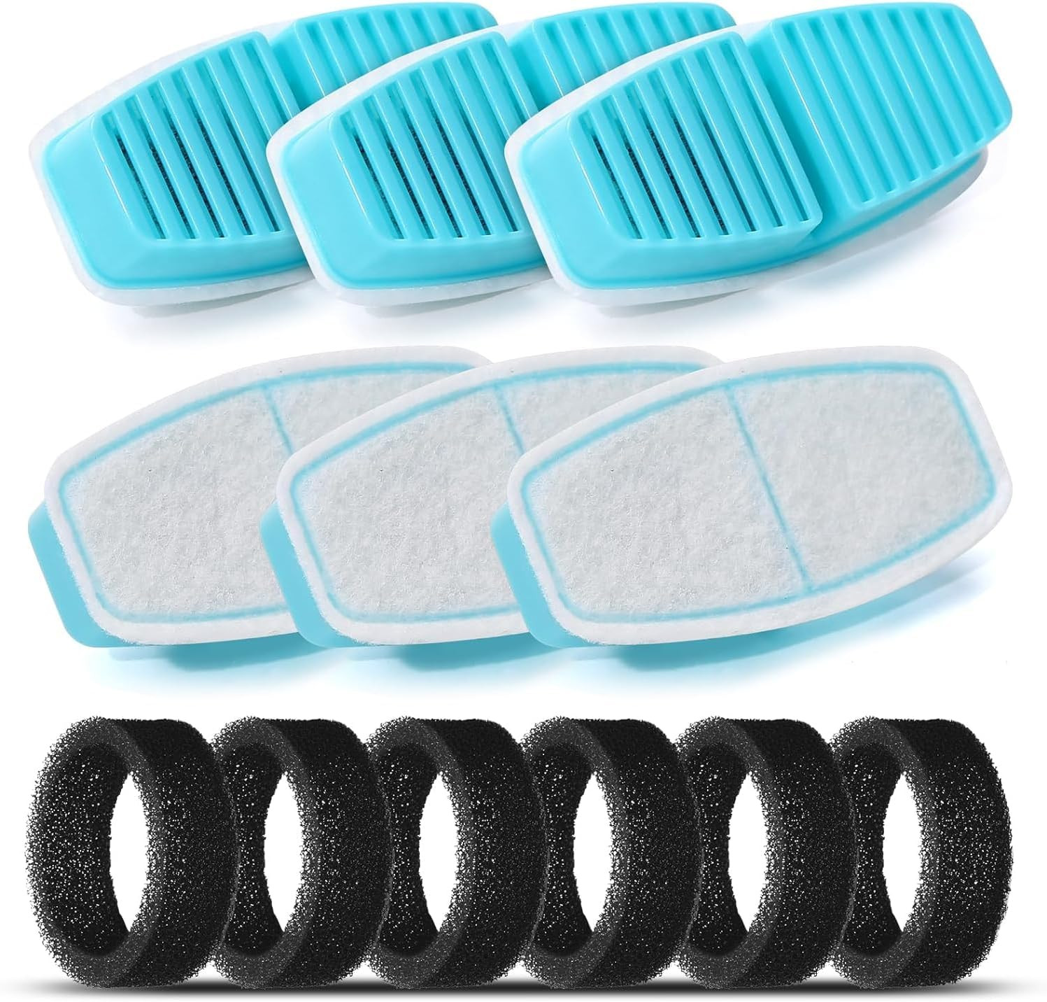 Cat Water Fountain Filters: Pet Water Fountain Replacement Filter - 12 Packs of