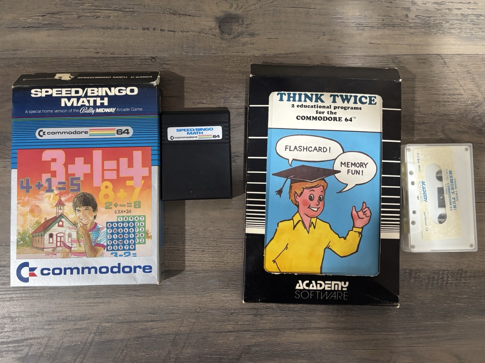 Commodore 64 System + C2N Cassette + 2 Joysticks + Boxed Software Bundle
