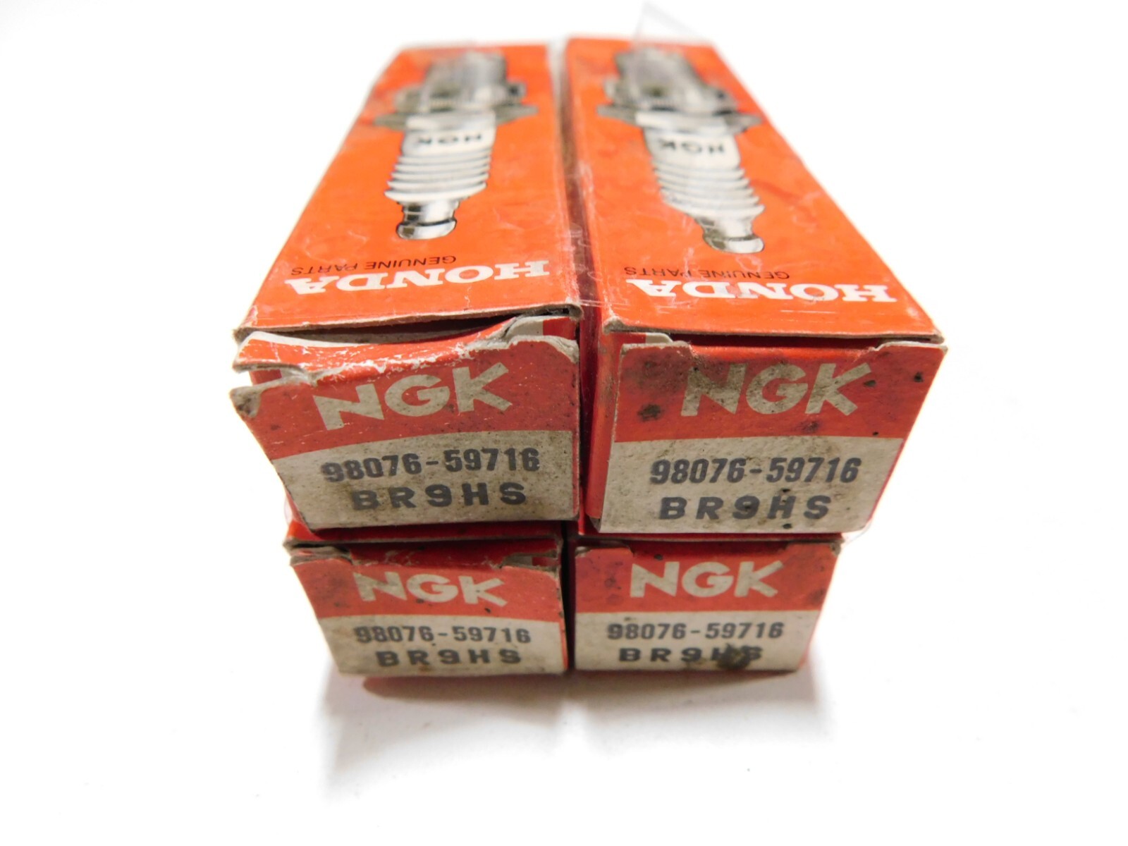 S27T1 98076-59716 BR9HS 4 Honda NGK Iridium Spark Plugs CF
