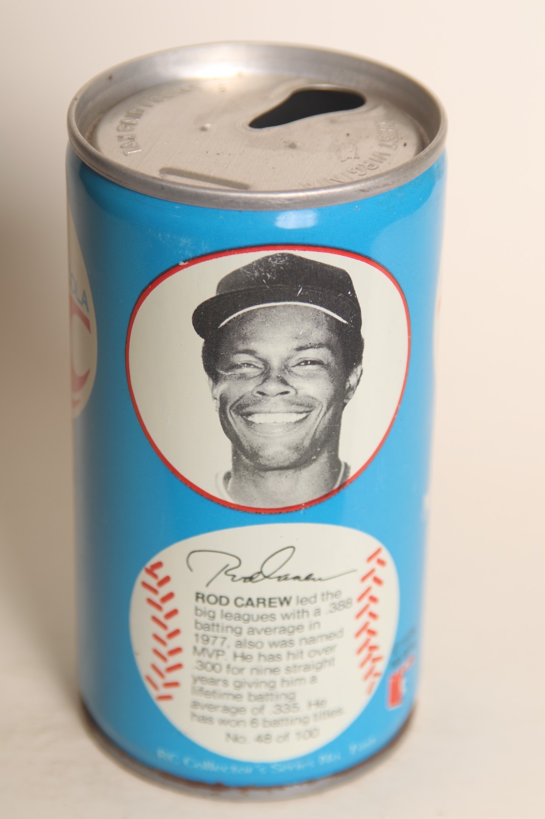 RC Cola soda can - Rod Carew