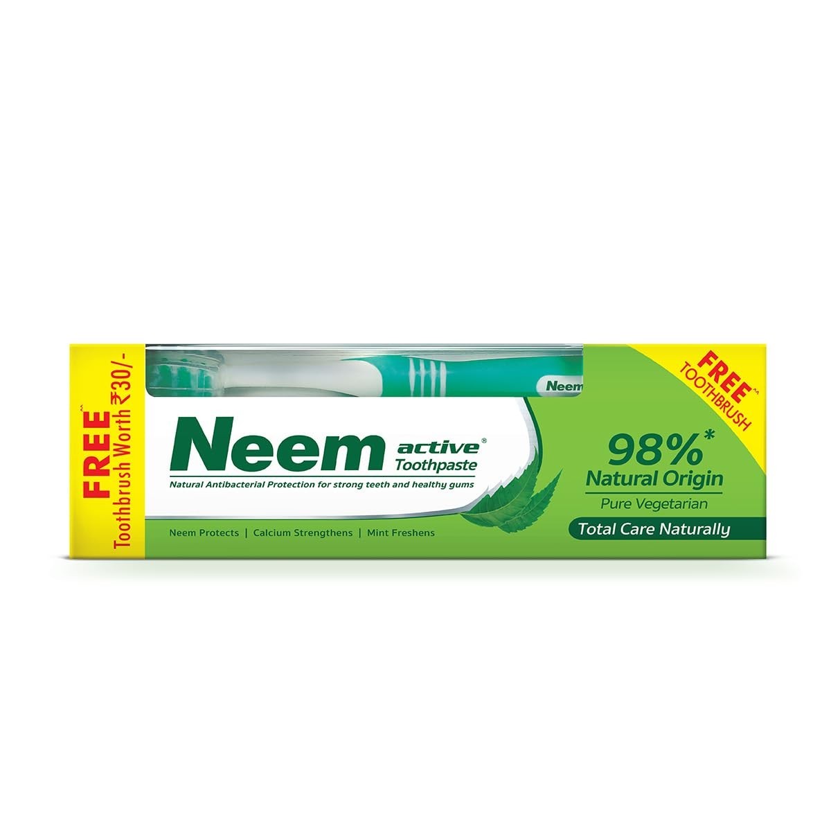 Neem Active Toothpaste 200gm with Ultra Soft Manual Toothbrush