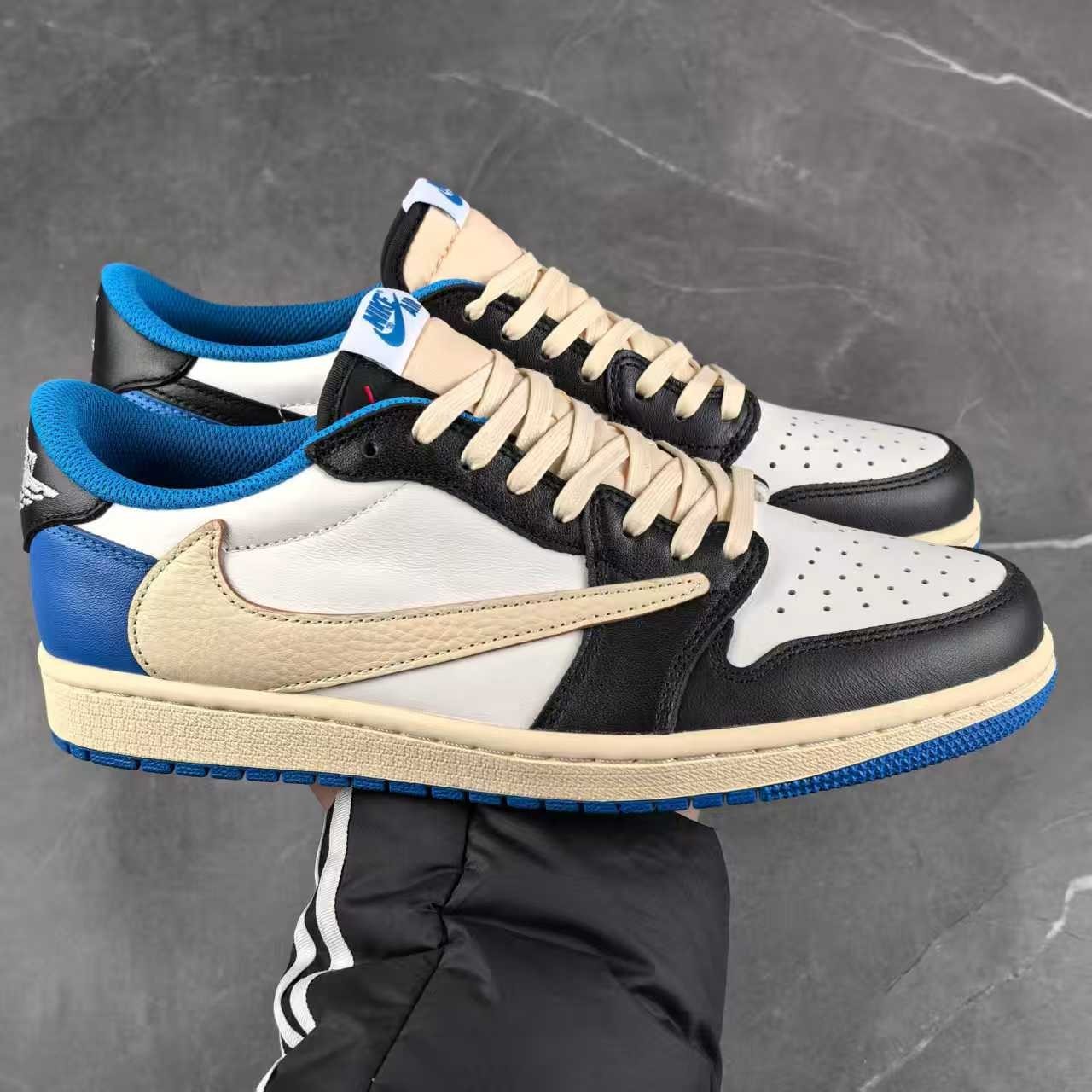 Nike Travis Scott x Fragment Design x Air Jordan 1 Low OG SP Men's Sneaker