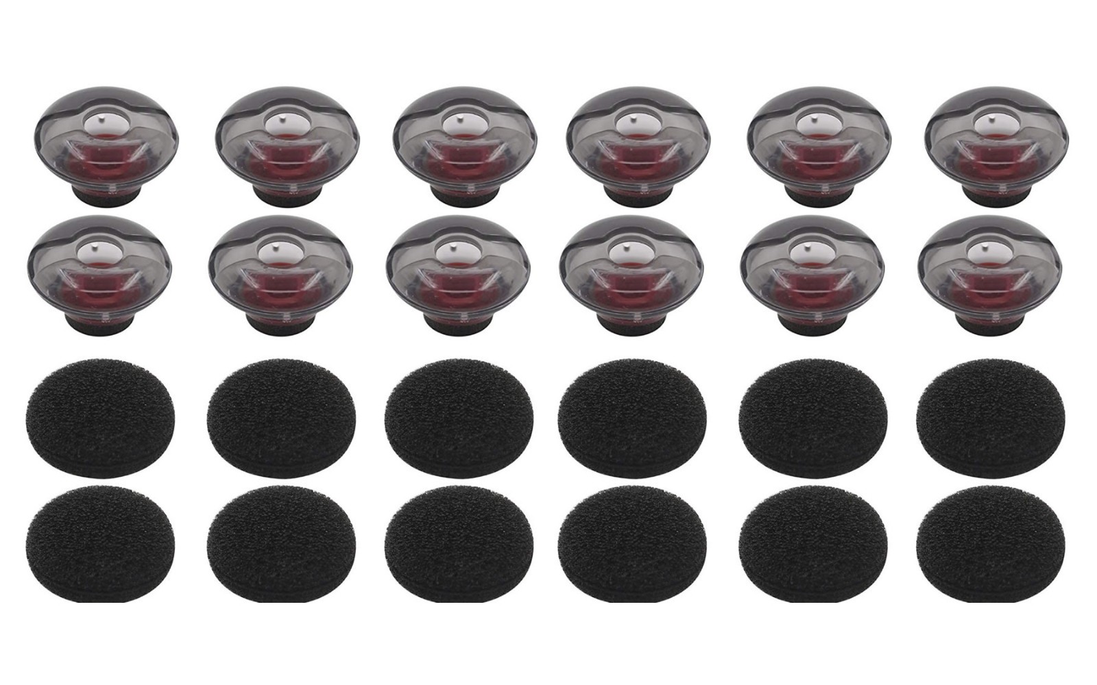 12L Gels Tips + Foams for Plantronics Voyager 5200 5220 UC Spare Replacement Kit
