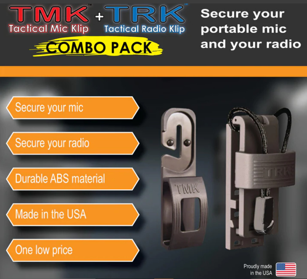 Tactical Klips Combo Pack TMK and TRK Complete Radio Retention System