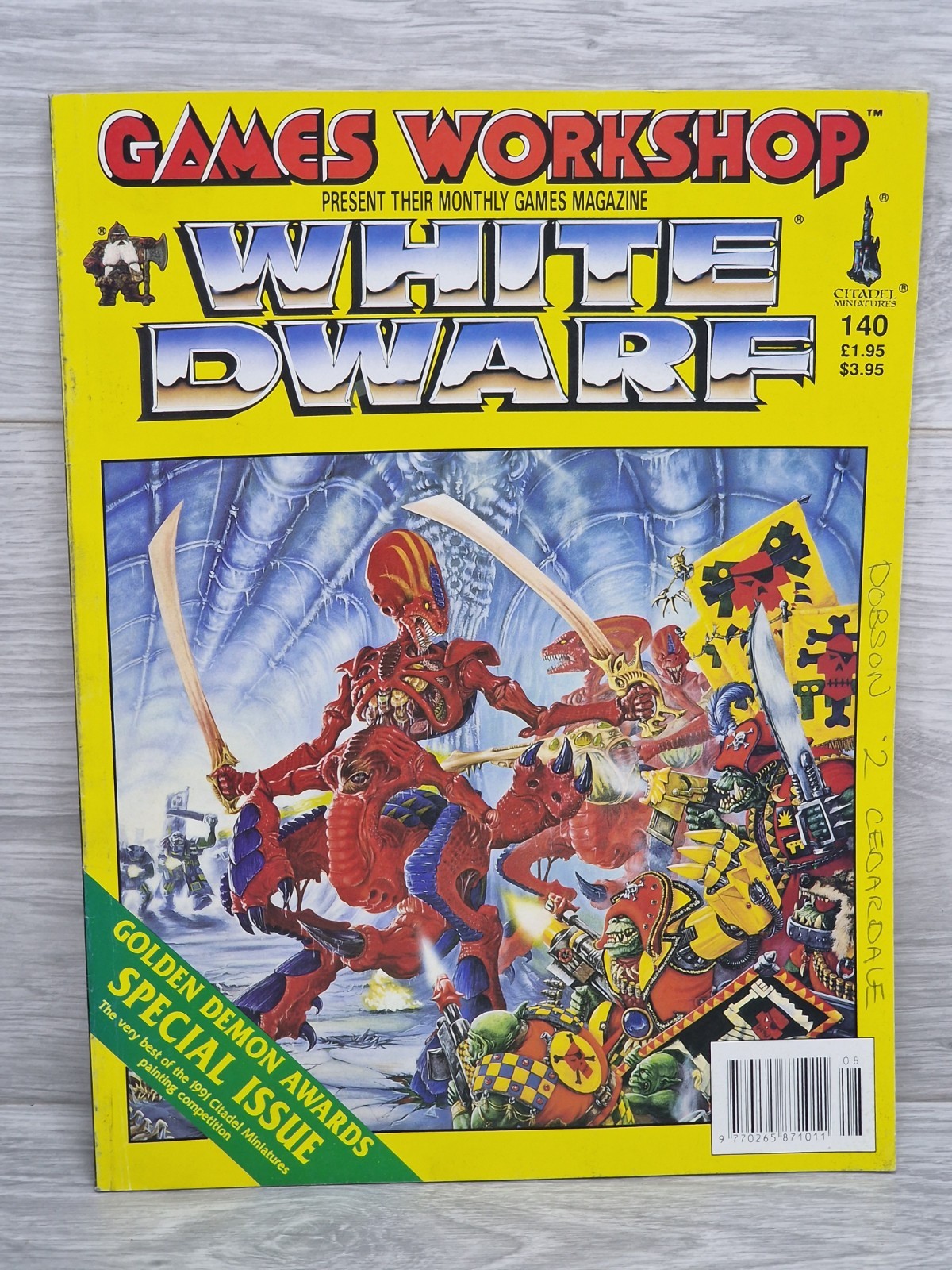 White Dwarf Magazine Games Workshop Issue 140 Aug 91 Warhammer 40k Space Fleet