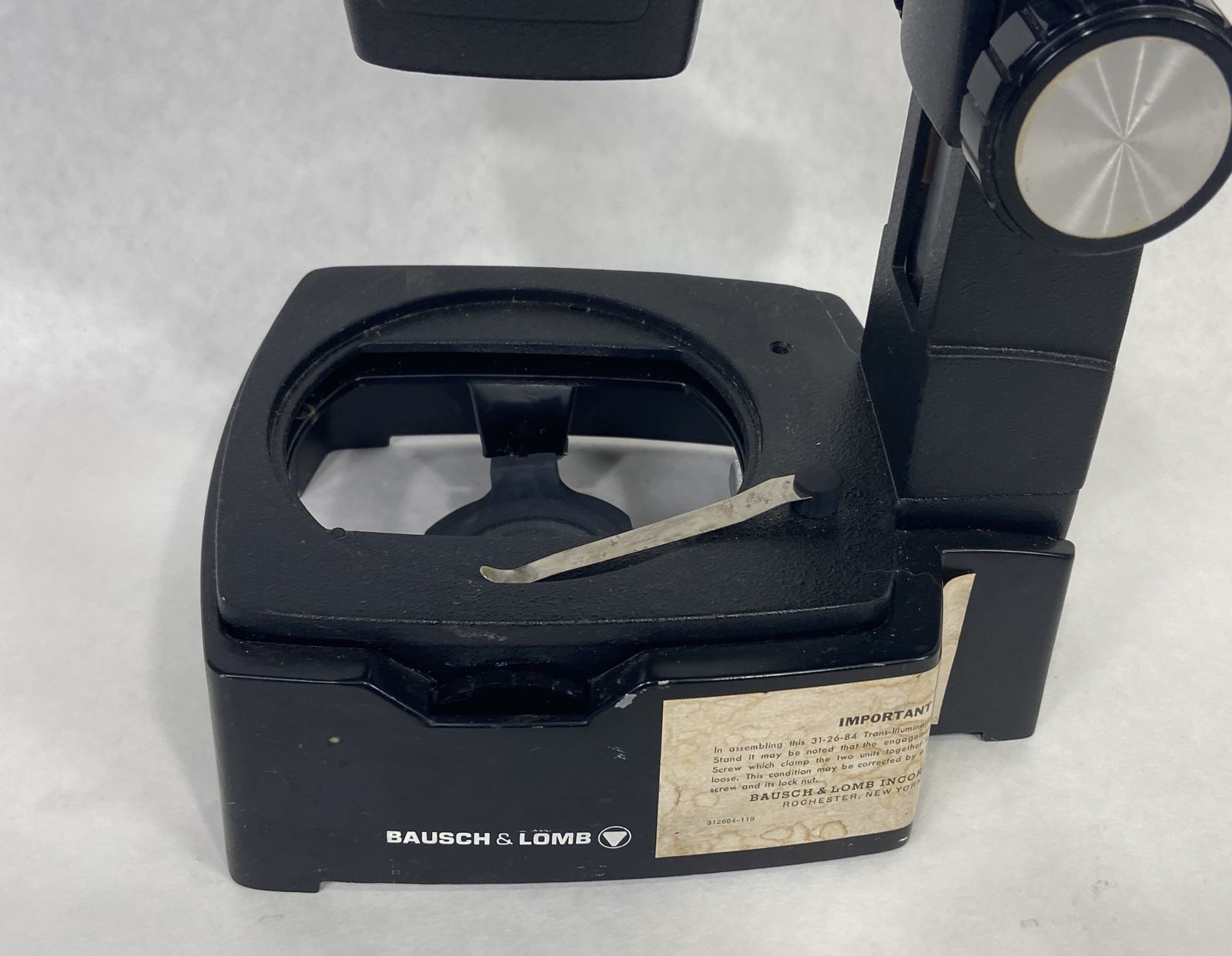 Bausch & Lomb StereoZoom 5 Stereo Microscope 0.8x-4x w/ Stand
