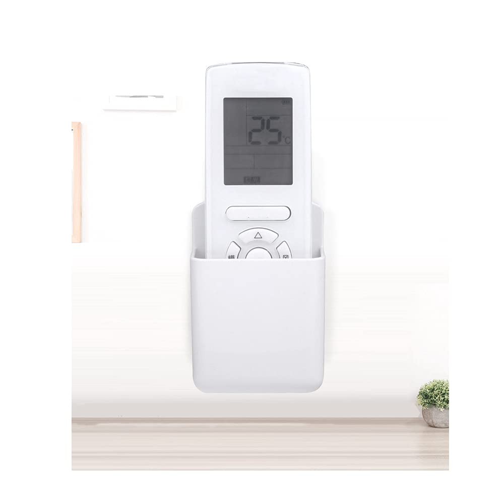 Wall Mount Remote Control Holder 2 Pcs Media Player Controller Organizer Small