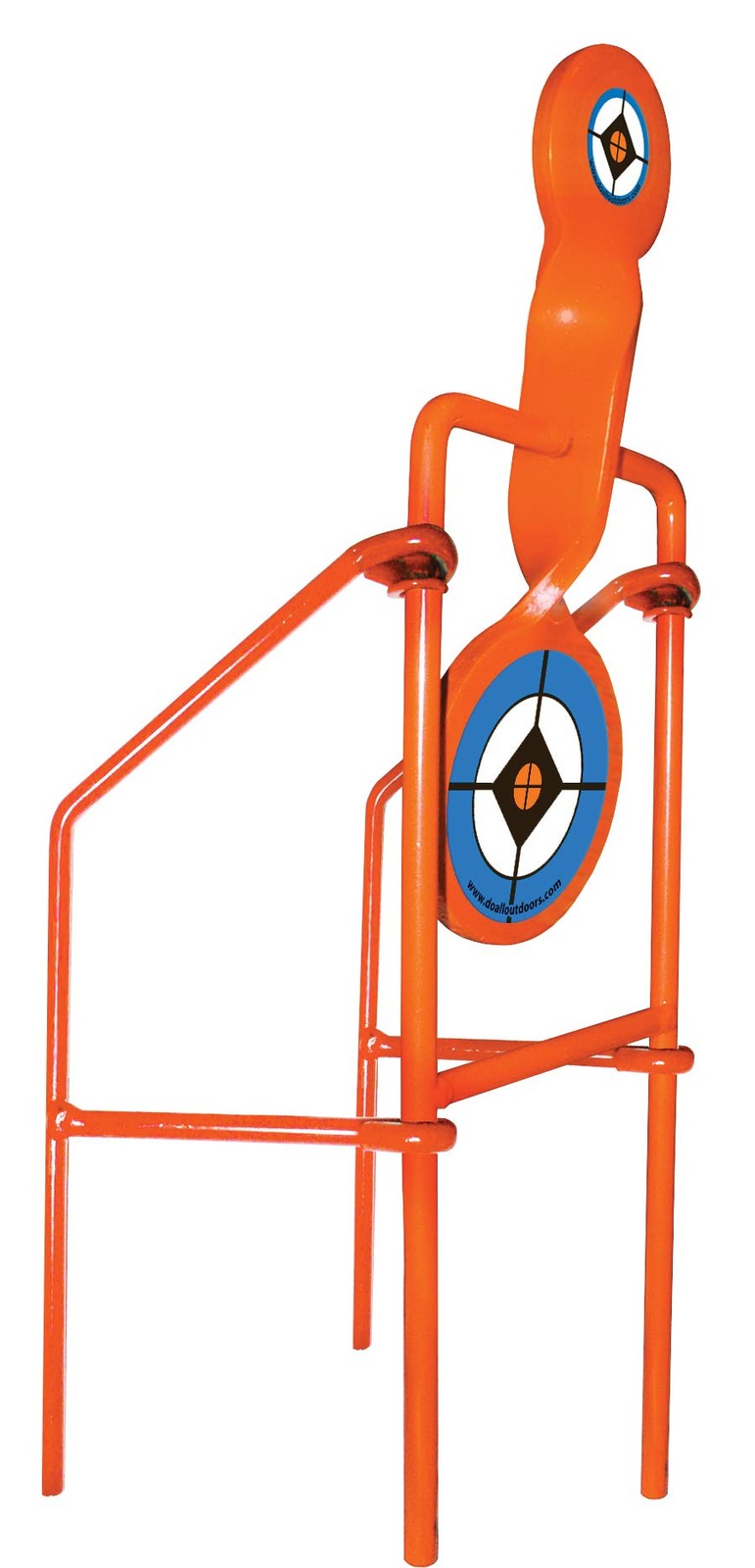 Do All Outdoors Double Blast Spinner Shooting Target with 3" One Size, Orange
