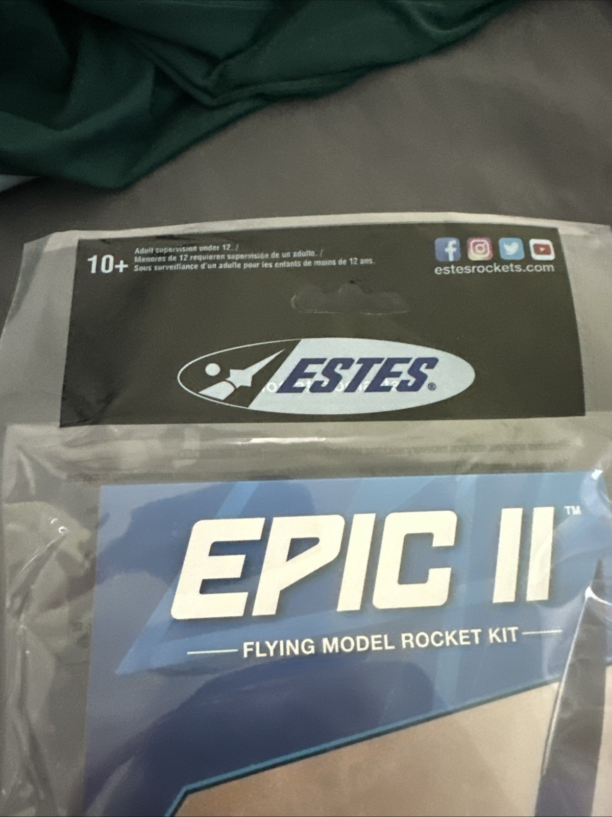 ESTES EPIC II Model Rocket Kit #7286 SKILL(3) *Factory Sealed*