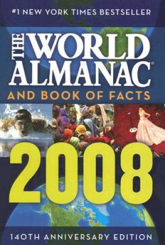 The World Almanac and Book of Facts 2008 (World Almanac & Book of Facts) - GOOD