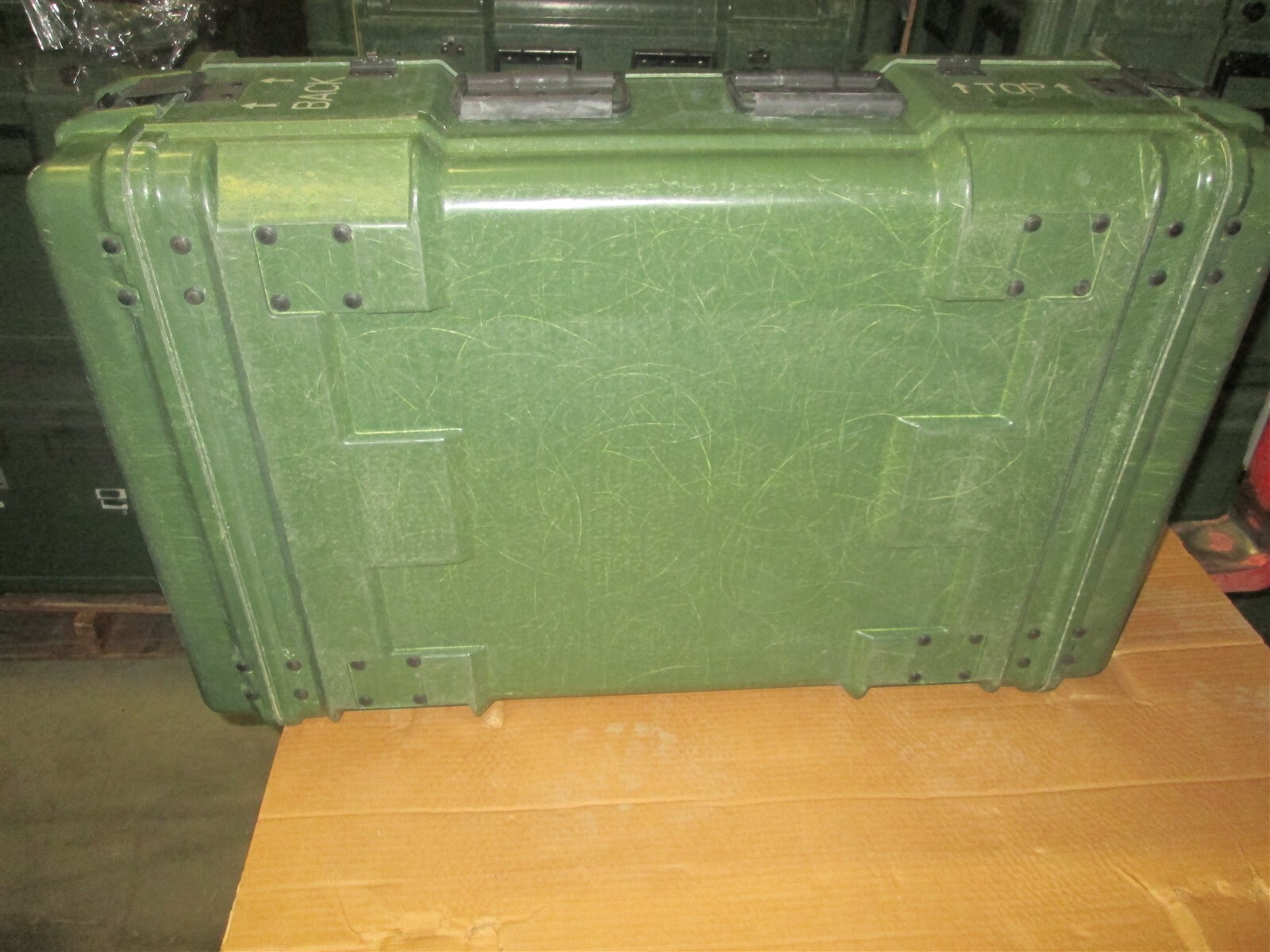 Rackmount 04U x24 Slide Out General Dynamics Composite Shock Mount Rack Case A2