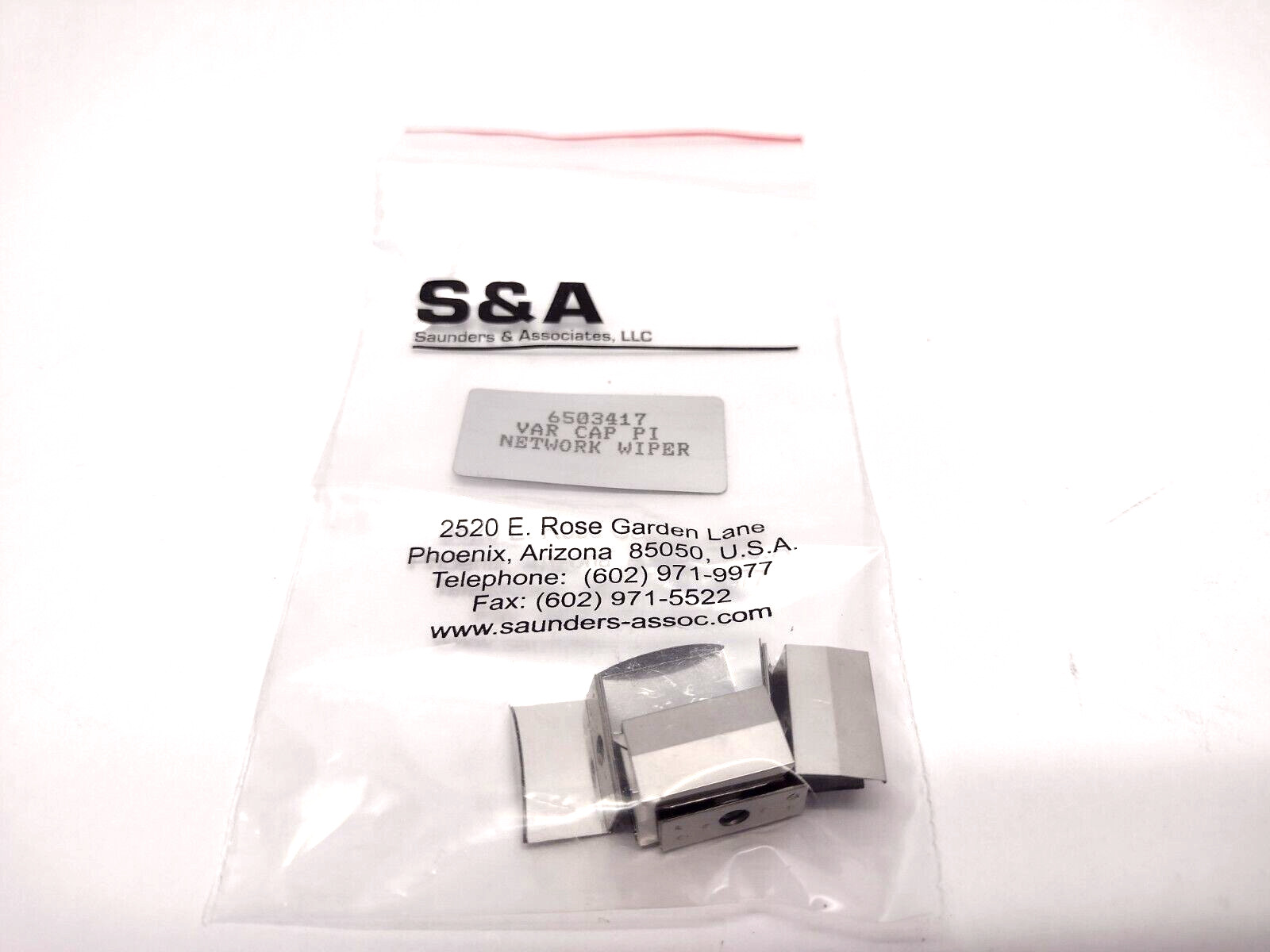 Saunders and Associates 6503417 VAR CAP PI Network Wiper Pack