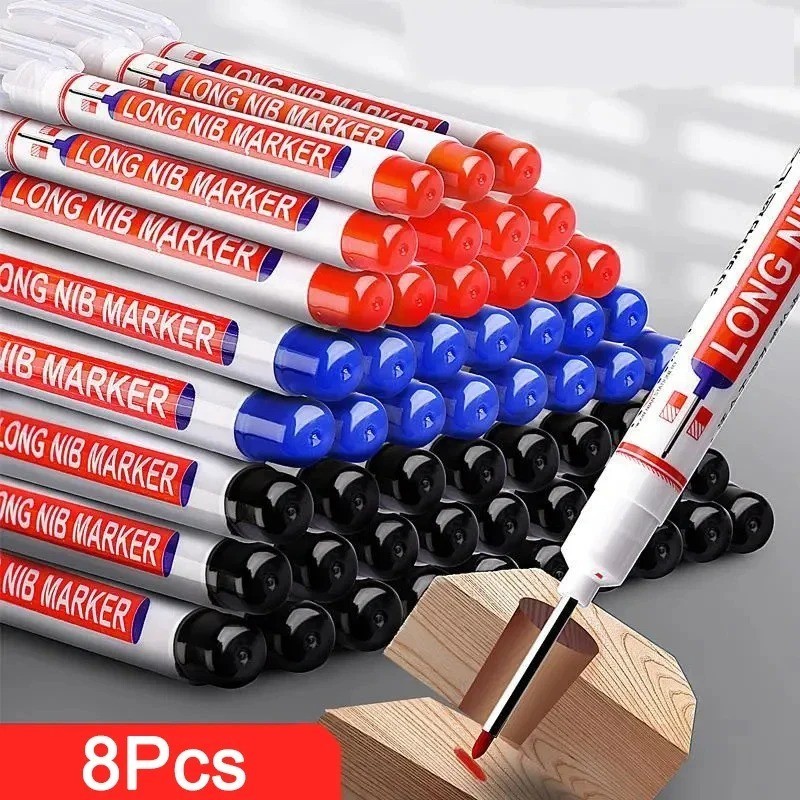 8PCS 20mm Deep Hole Nib Head Markers for Metal, Wood & DIY Multi-Purpose