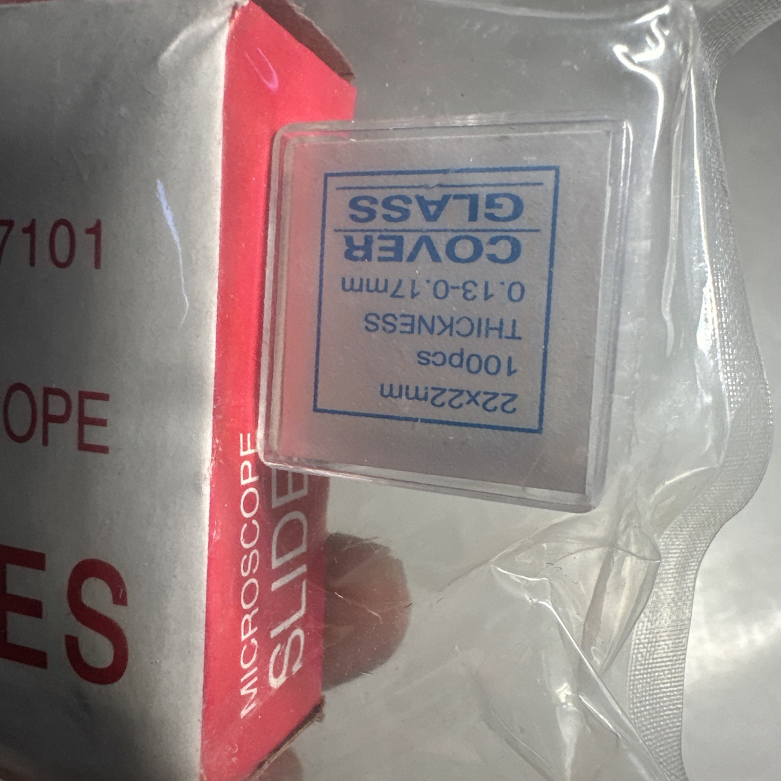 (#46). Microscope Slides 50 pcs with 100 Cover Glass Slips