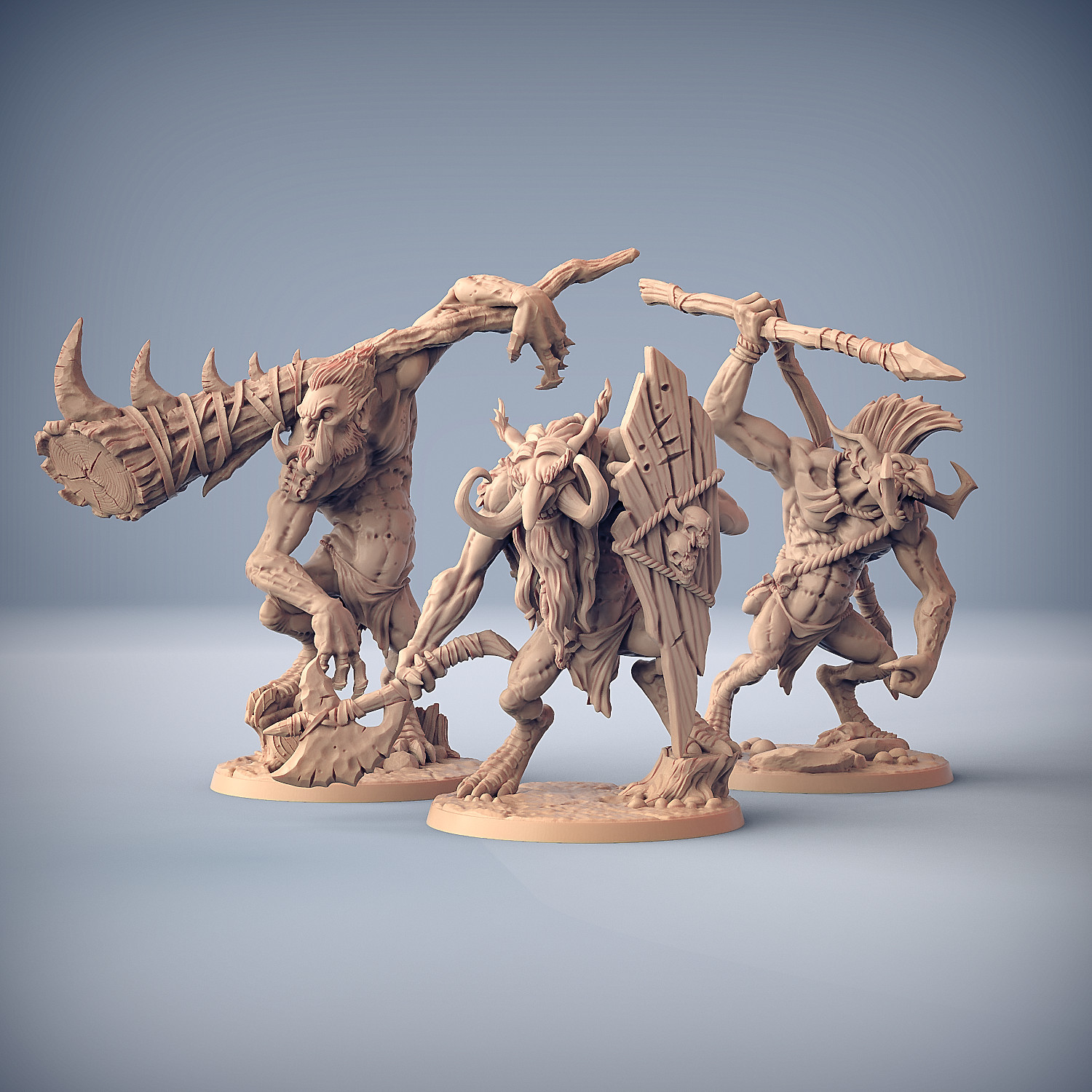 3D Printed Artisan Guild Rock & Trolls Set Welcome Box 28mm 32mm