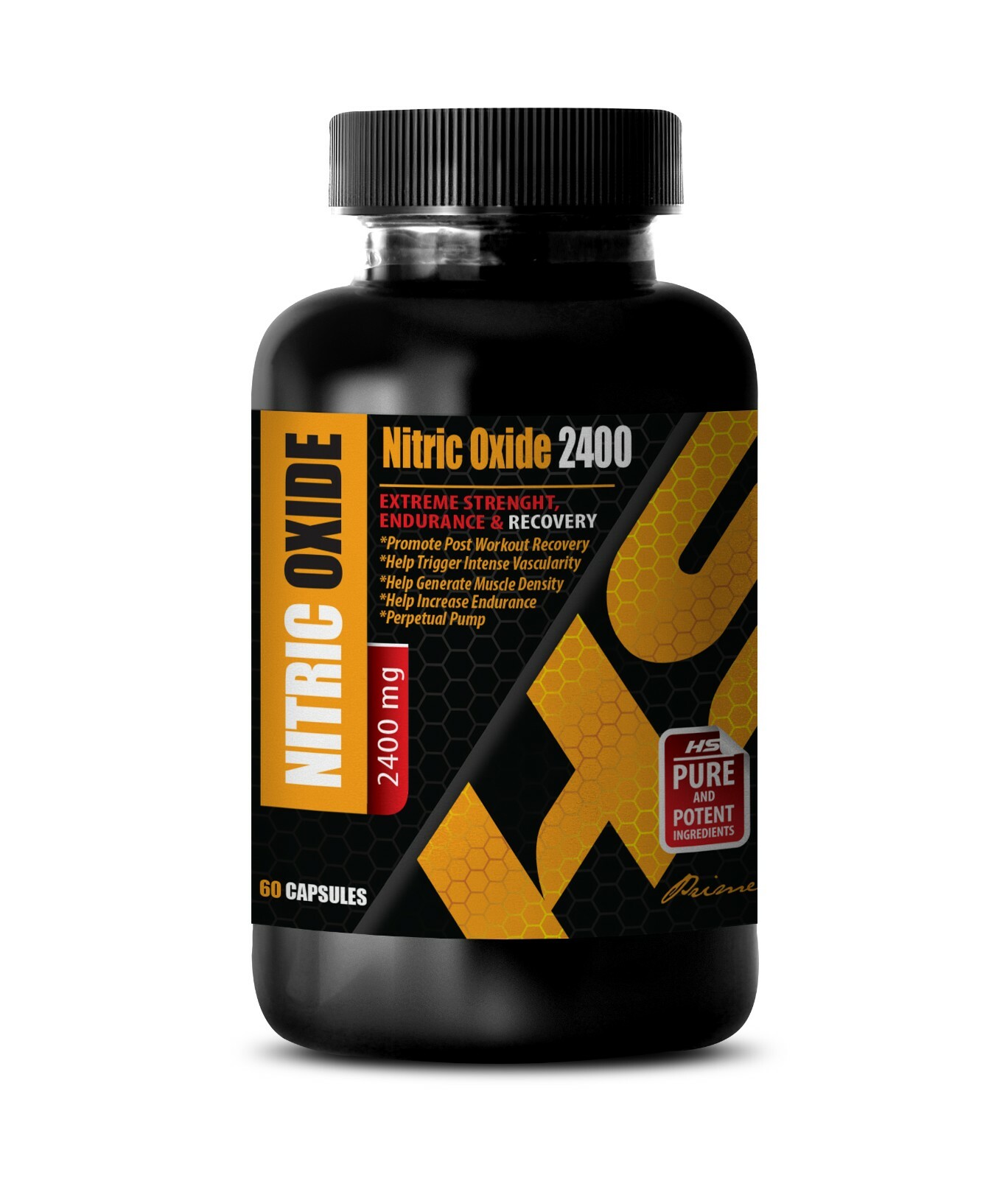 bodybuilding supplements - NITRIC OXIDE 2400 - muscle supplements - 1 Bottle
