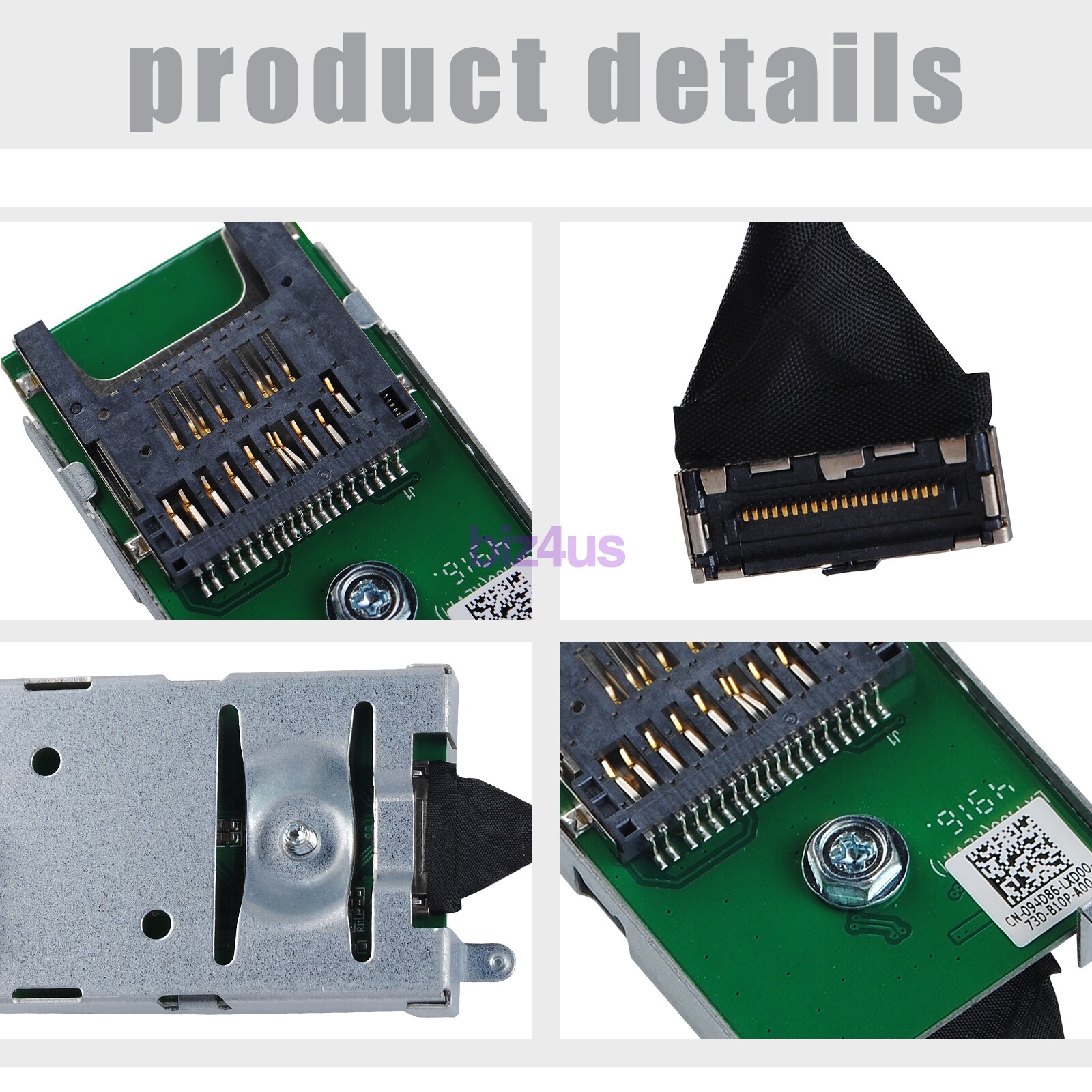 2Pcs For Dell OptiPlex 7060 7040 5040 3040 Flash Memory Card Reader Module 94D86