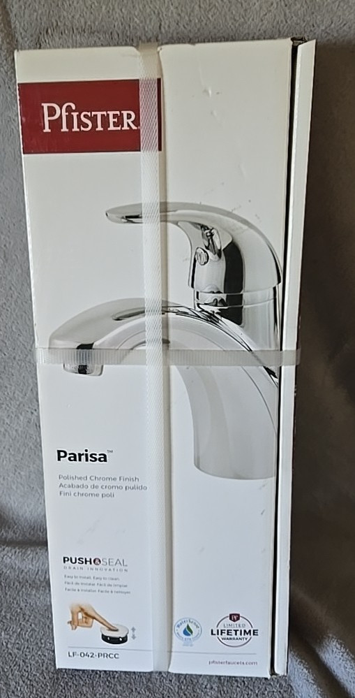Pfister Parisa - Bathroom Faucet - Polished Chrome Finish - Single Control