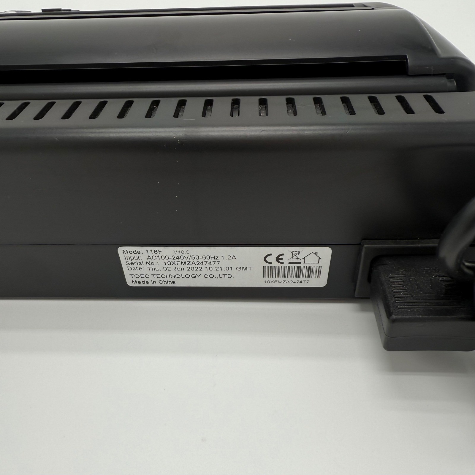 Toec Technology 116F Tattoo Stencil Printer Machine Copy Machine AC100-240V