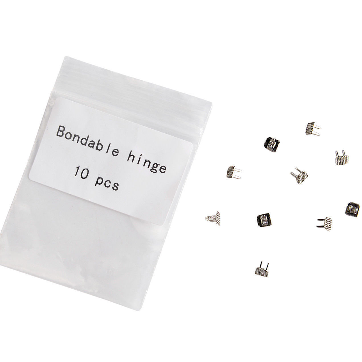 10 Pcs Dental Orthodontic Mini Bondable Lingual Spur Tongue Educator Hinge