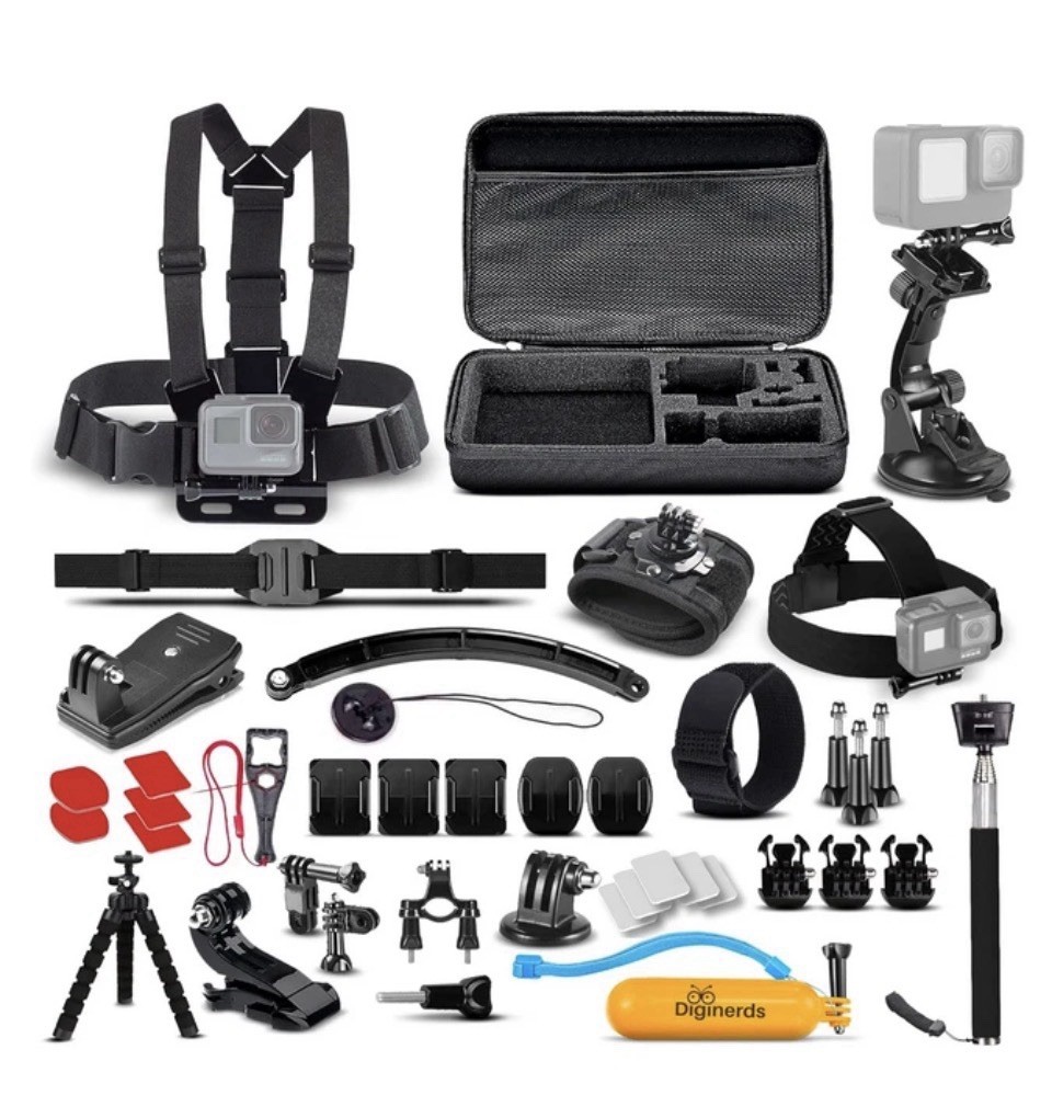 Brand New - Diginerds 50-in-One Sports Camera Go Pro Accessory Kit -NEW!