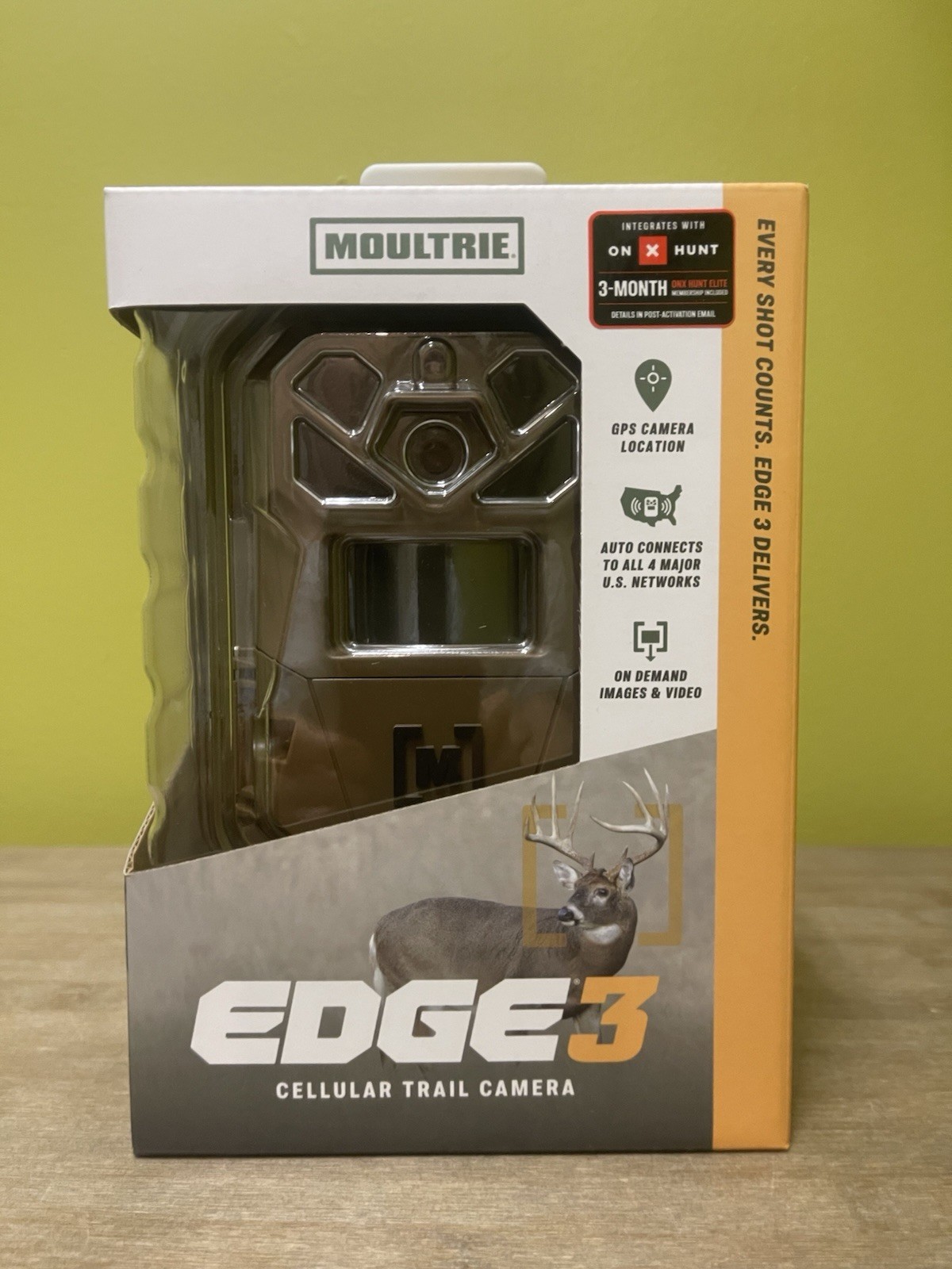 Moultrie Edge 3 Cellular Trail Camera 40MP HD Photo Capture, 1080p  NEW Unopened
