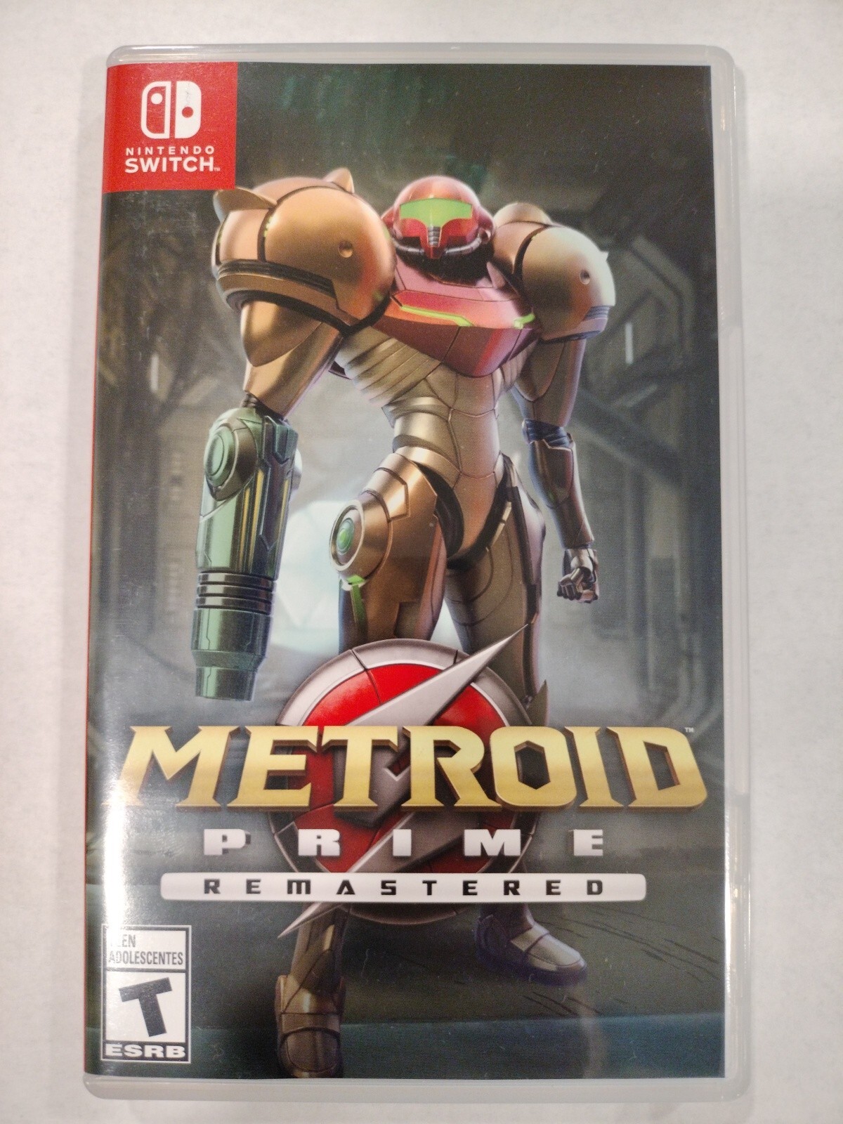 Authentic Case ONLY (Case Only) Metroid Prime Remastered Nintendo Switch Box