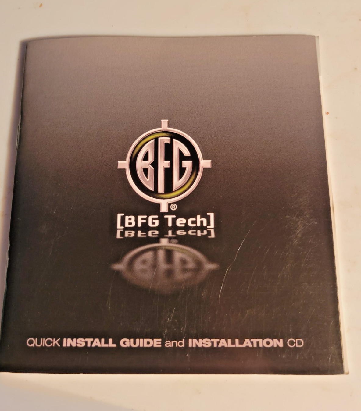 BFG Tech PC Software Quick Install Guide and Installation CD V7.3 NVIDIA Drivers