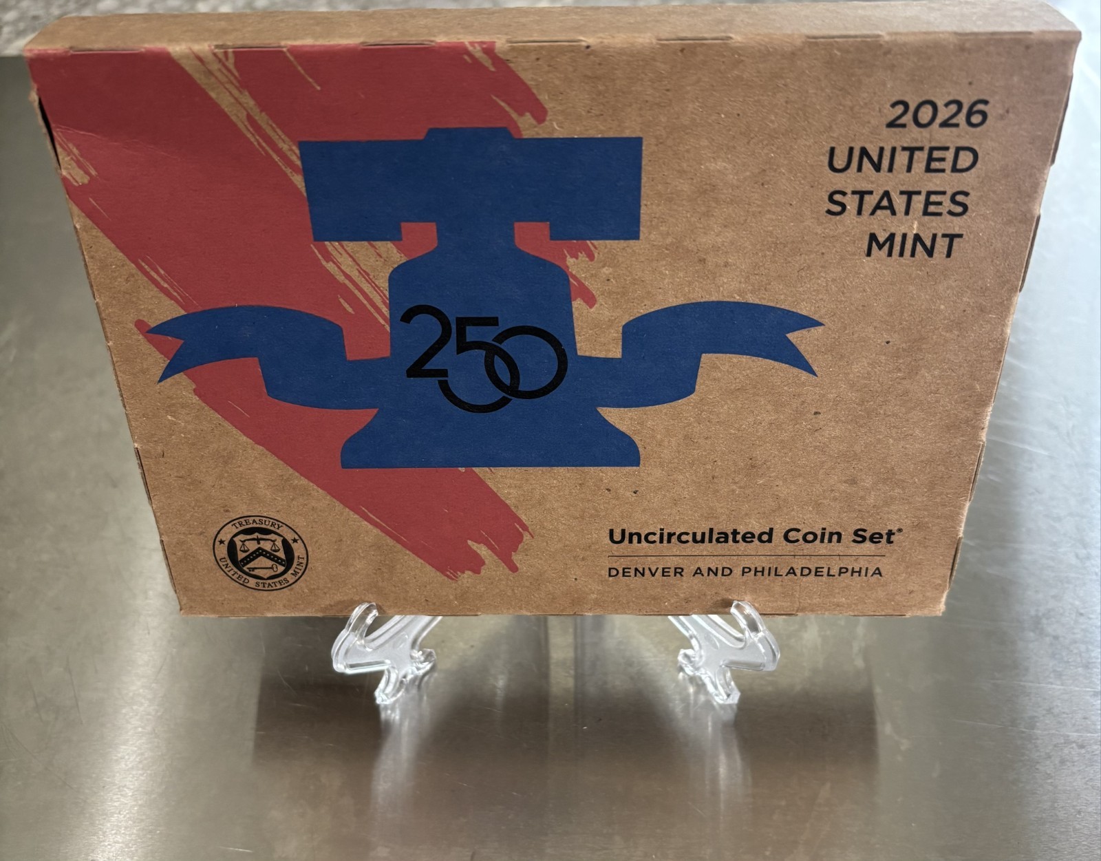2026 Uncirculated 20 Coin Mint Set P D, mint Sealed Box.