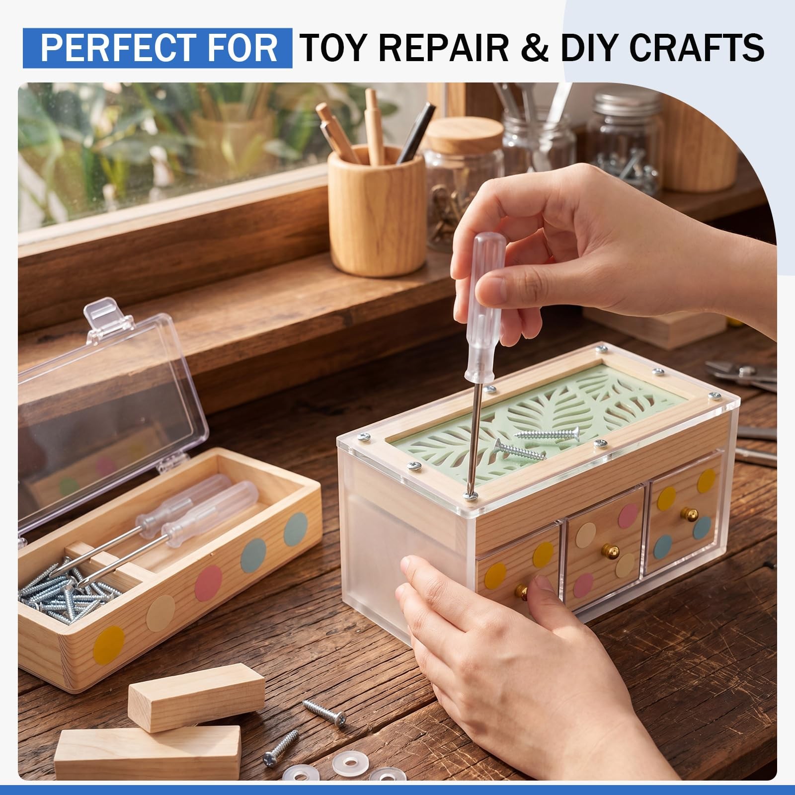 100 Pcs Mini Phillips Screwdriver 2.0mm 3.54" 90mm Precision Small Cross Head