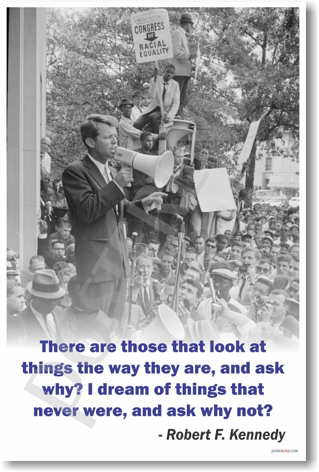 Robert F. Kennedy - "There Are Those..." NEW Famous Person Quote POSTER