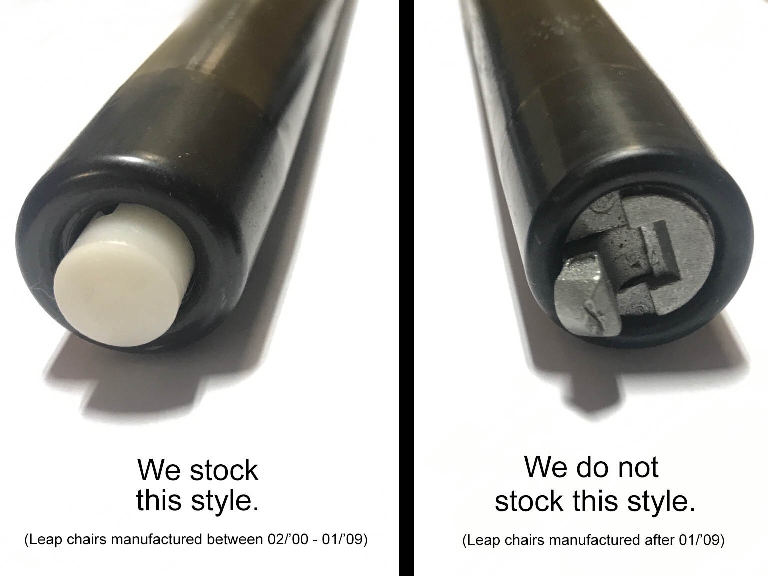 Gas Lift Cylinder for Steelcase Leap v1 Chair - FREE SHIPPING - S6195-SCL