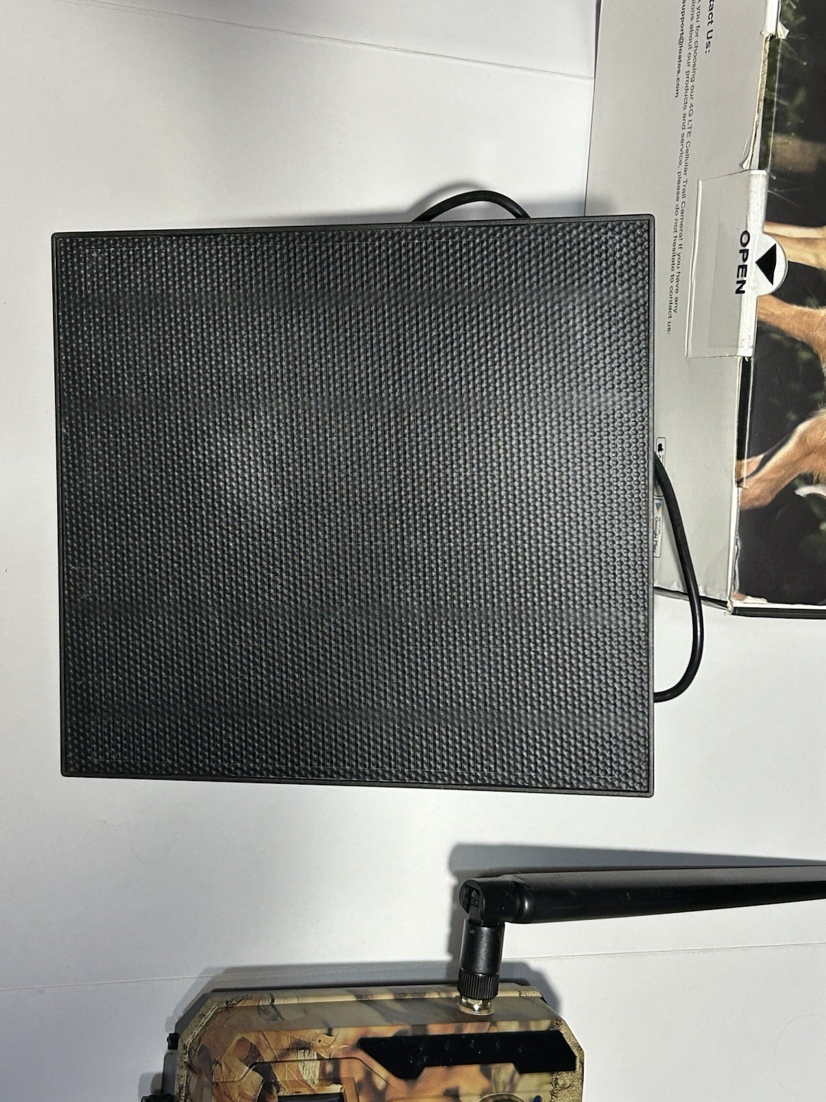 4G LTE Cellular Trail Camera Solar Powered Battery
