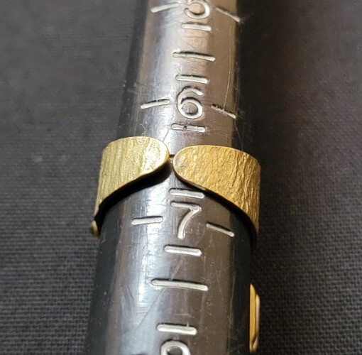 Nikolas Frangos Brass Rhinestone Ring