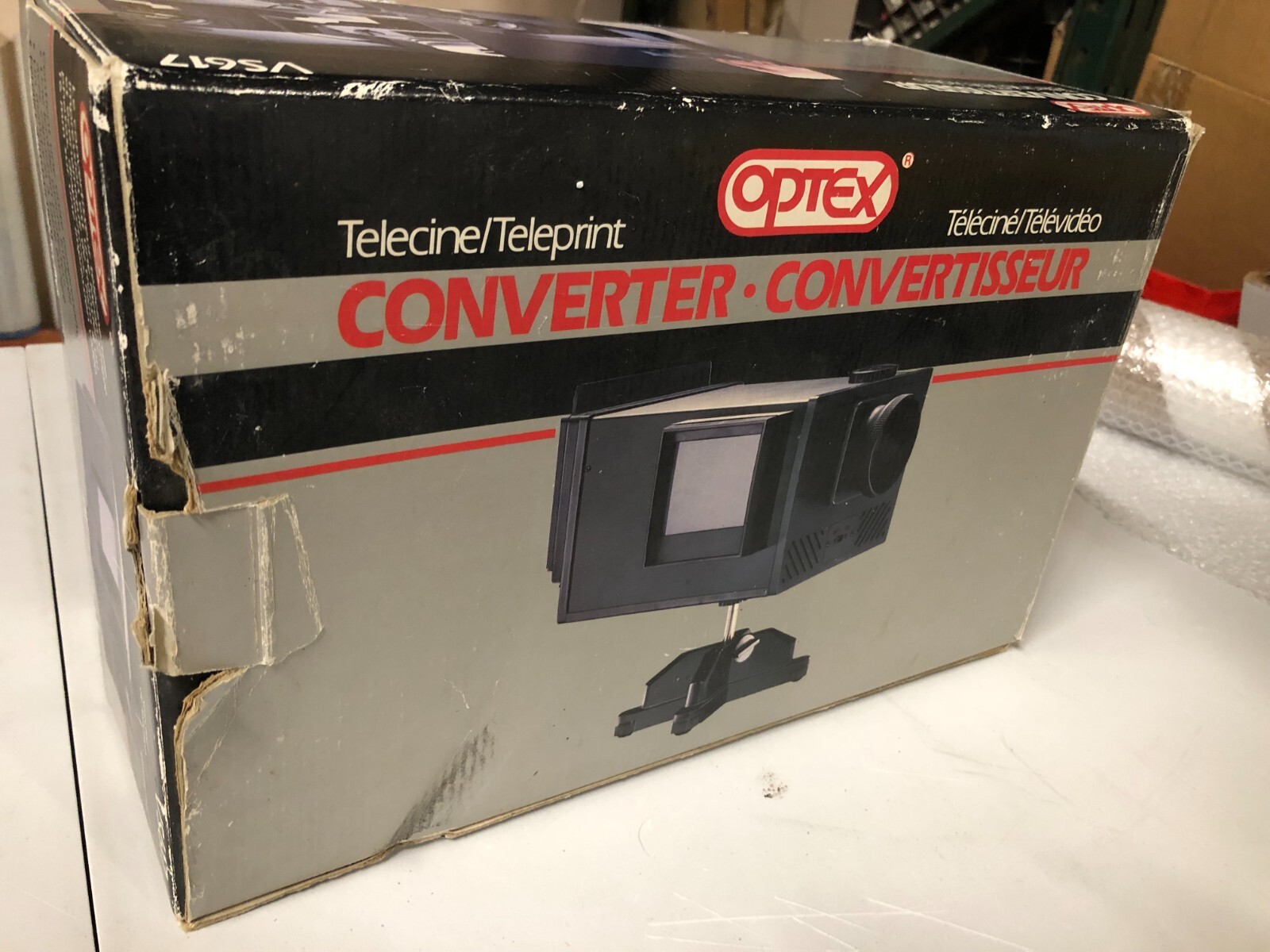 ARGUS TELEPRINT CONVERTER VS617N VINTAGE TRANSFER SLIDES 8MM PHOTO Print 16 mm