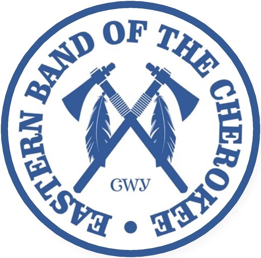 Eastern Band of Cherokee Indians Flag 4" Decal