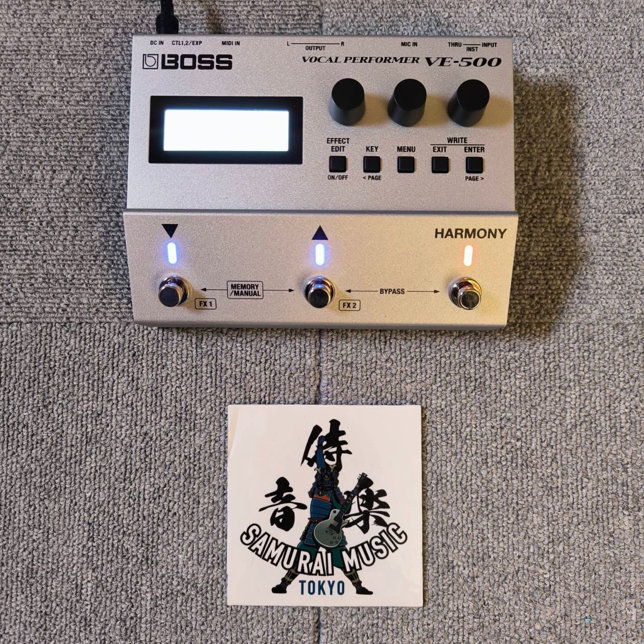 Boss VE-500 Vocal Performer Digital Processor Multi-Effects From Japan