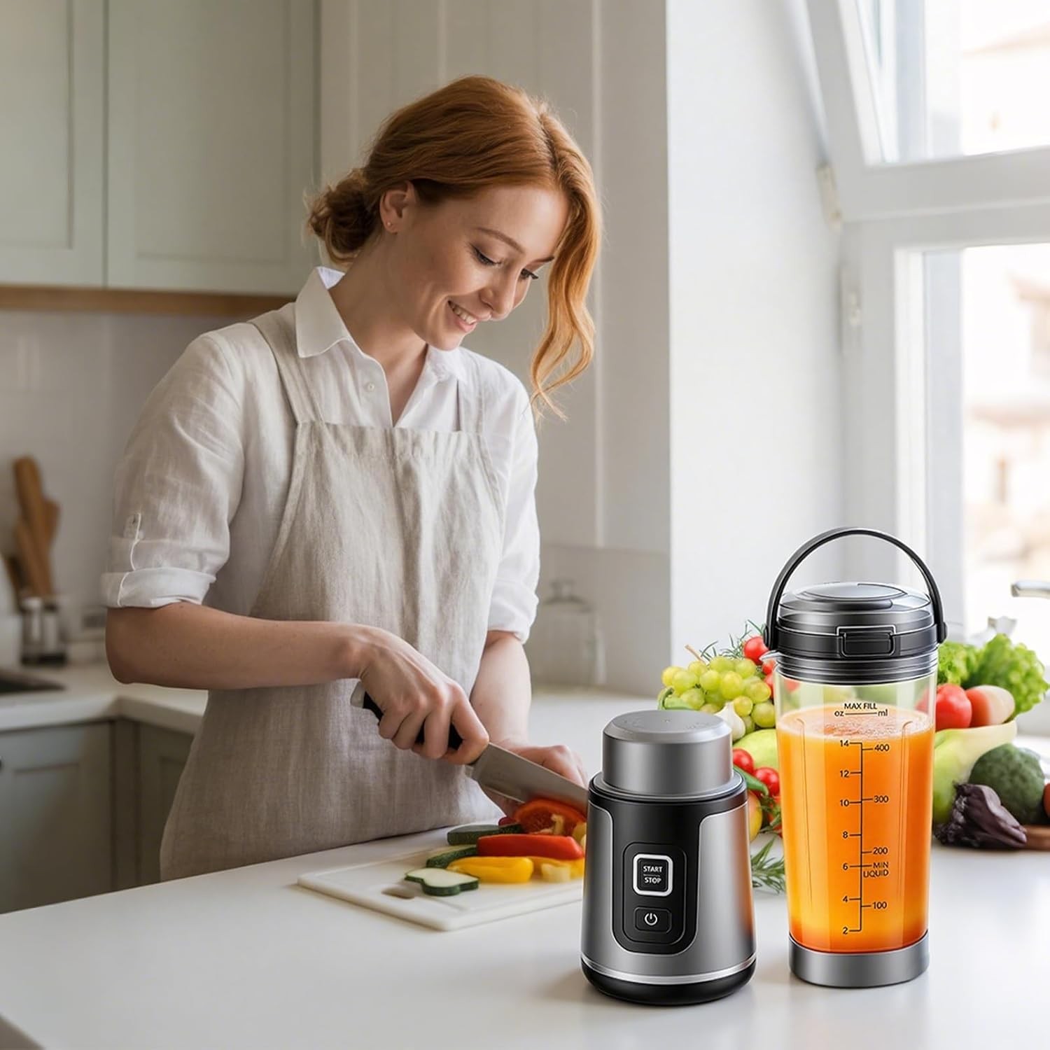 Vessel Cap & Blade Cover Set Compatible with Ninja Blast Portable Blender BC100