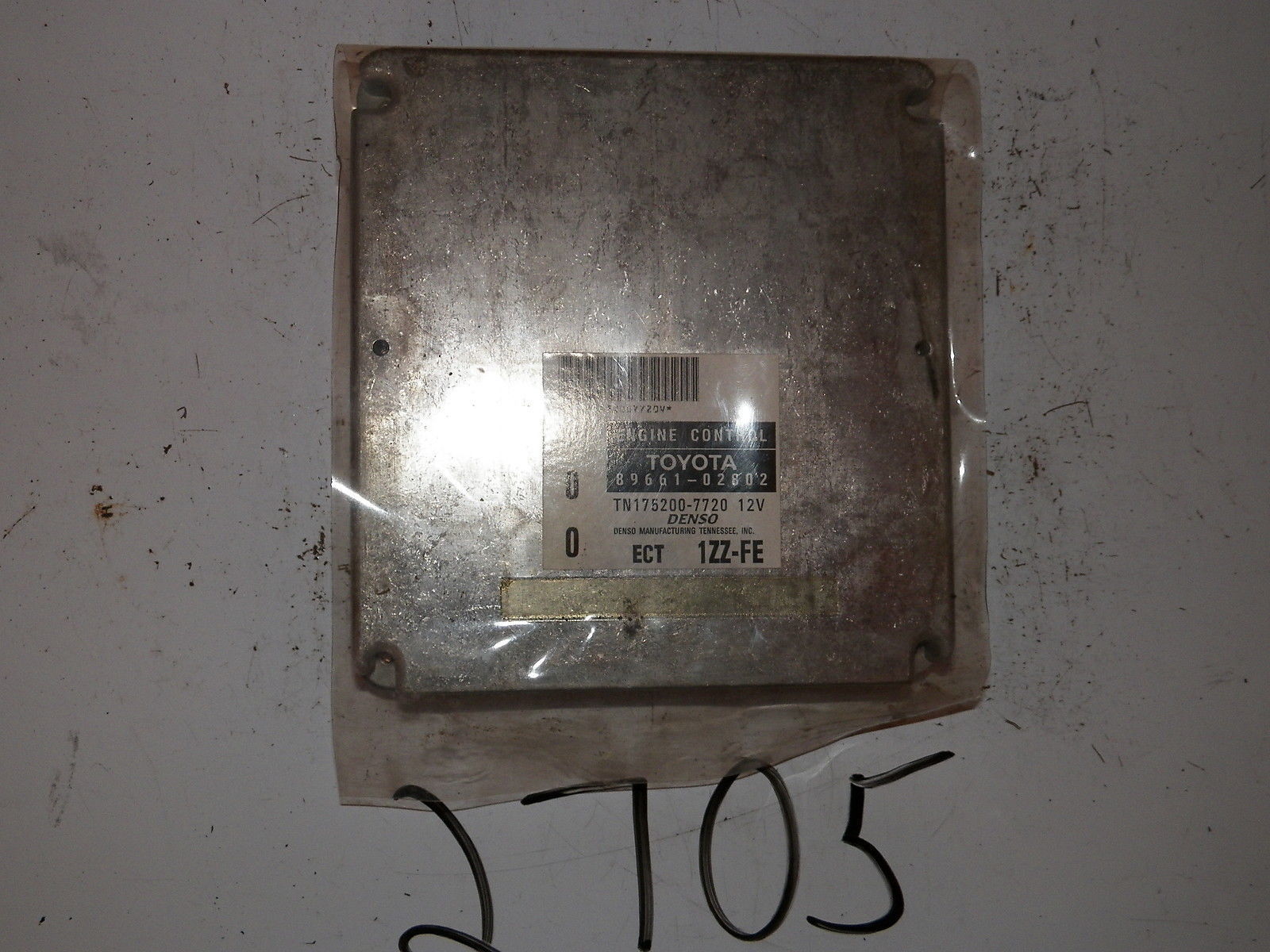 2001 2002 COROLLA AT 4SPD COMPUTER BRAIN ENGINE CONTROL ECU ECM MODULE UNIT