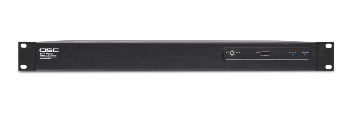 QSC MP-M80 Music and Paging Mixer/Processor