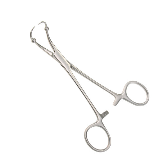 Set of 2 Backhaus-Roeder Towel Clamp, 5", with Ball Stops, Premium