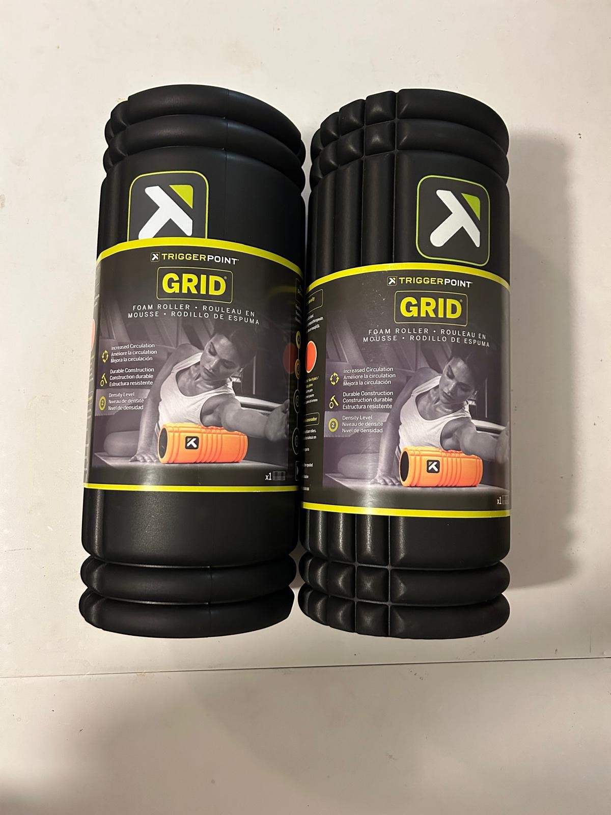 Trigger Point Performance TPT-GRDBW The Grid Black Foam Roller - (PACK OF TWO)