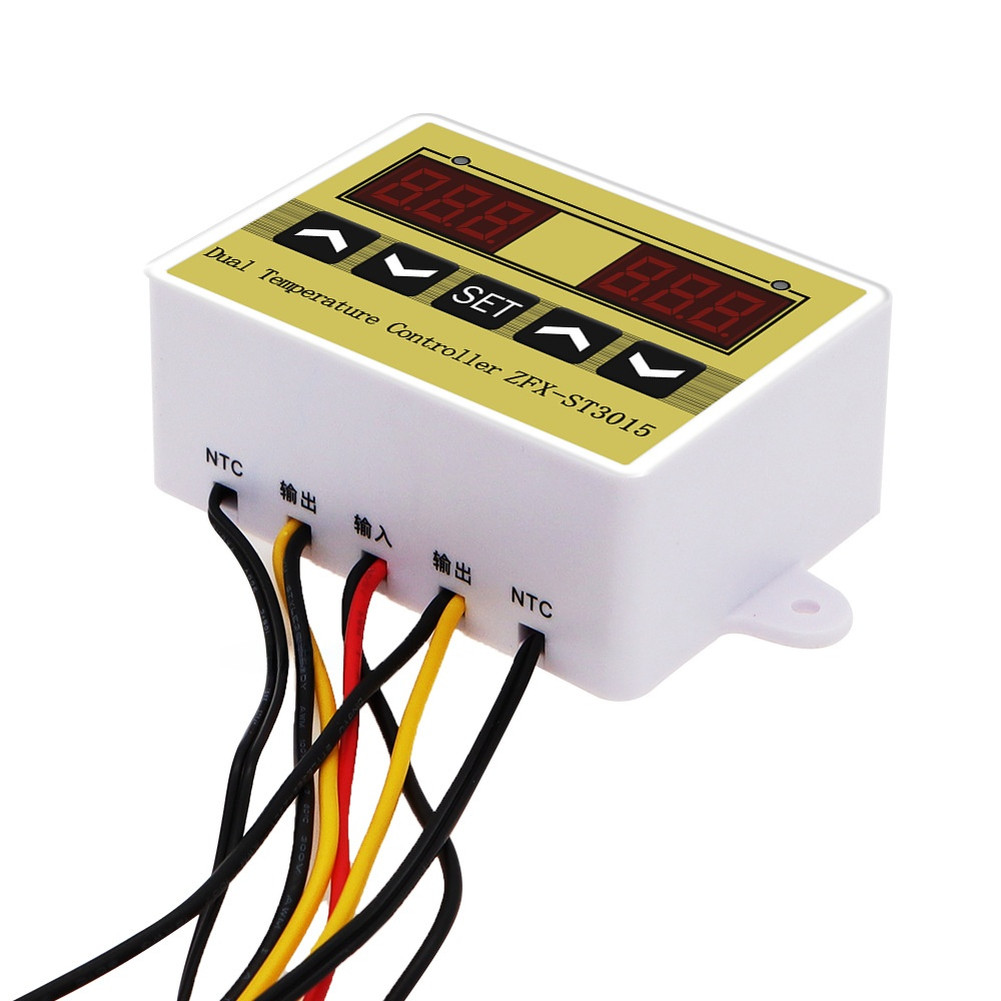 Easy Installation Digital Thermostat Dual Relay Control Compact Design
