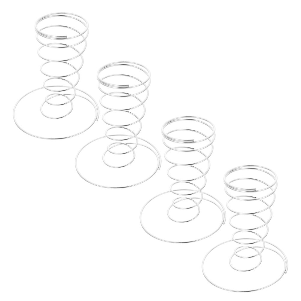 4 Pcs Stainless Steel Ice Cream Cone Shelf Decorative Cone Holders for Home