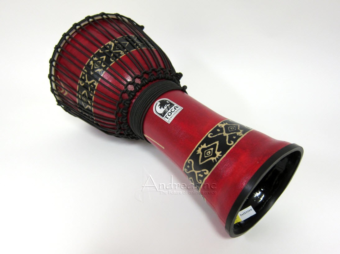 10" TOCA FREESTYLE DJEMBE DRUM - RED