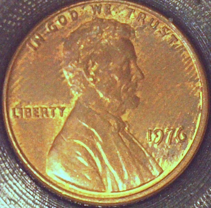1976 P LINCOLN CENT WOODY