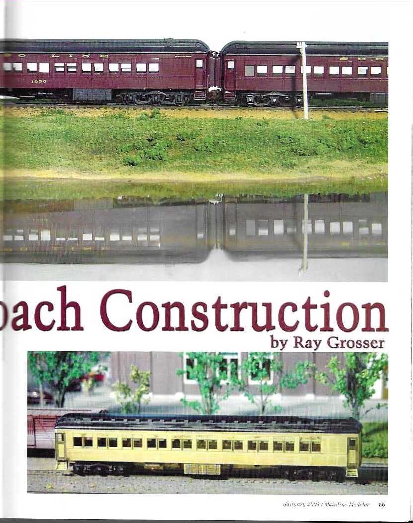Mainline Modeler Jan 2004 N&W Horseshoe Depot Simplot KCS B-3 Soo Bevier Mine